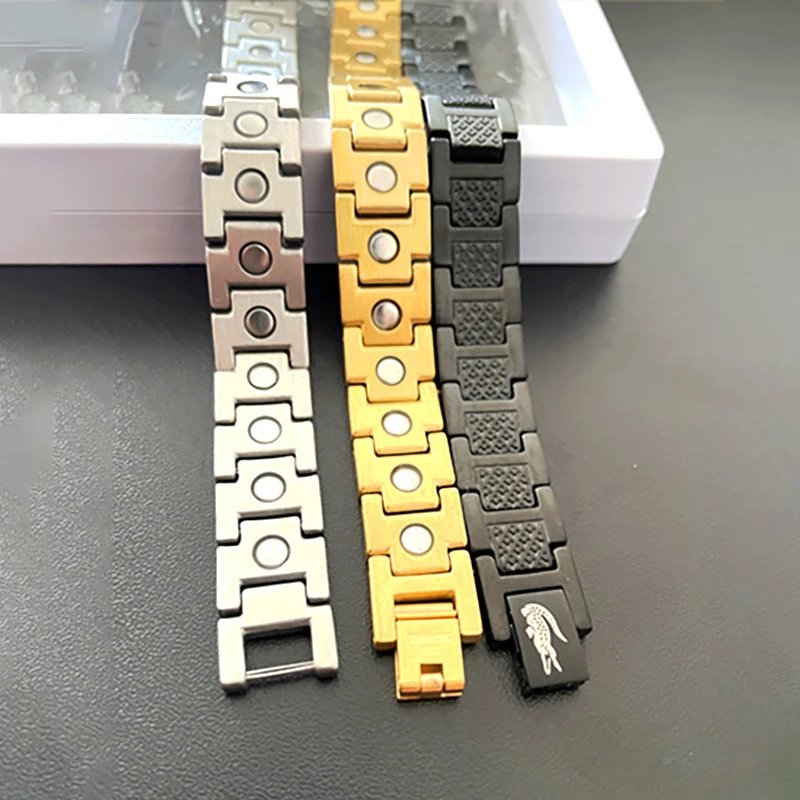 Lacoste Magnetic Link Bracelet Silver - 4