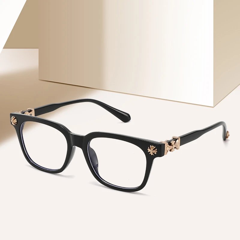 New Kroos Glasses European and American Overseas Fashion Men's and Women's Square Flat Mirror Classic Travel Fashion Optical Glasses