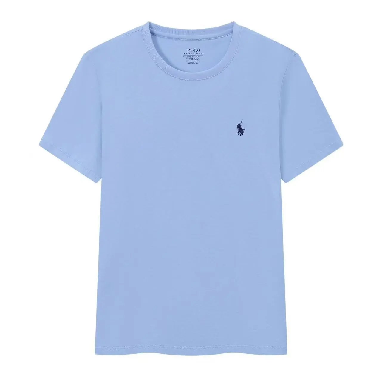 Polo Ralph Lauren Custom Slim Fit T-shirt Small Pony Light Blue