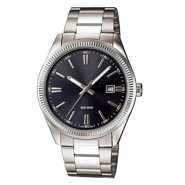 M1302 Silver Case Black Dial
