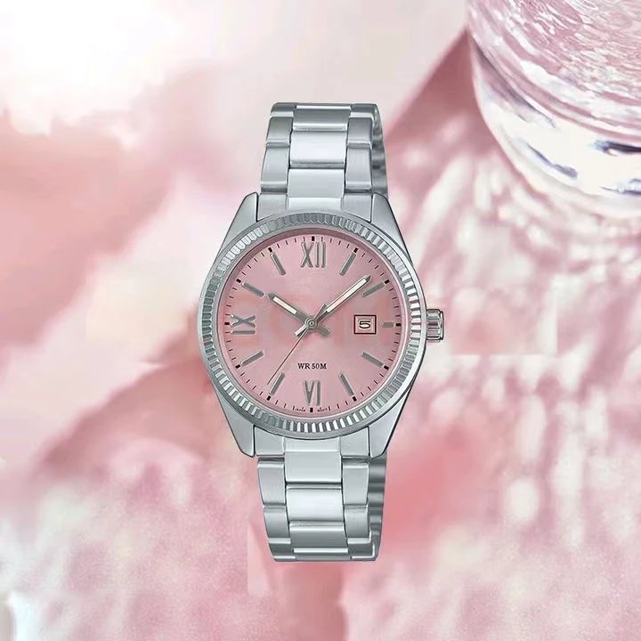 M1302 Silver Case Pink Dial