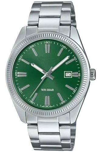 M1302 Silver Case Green Dial