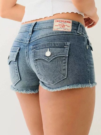 Blue shorts