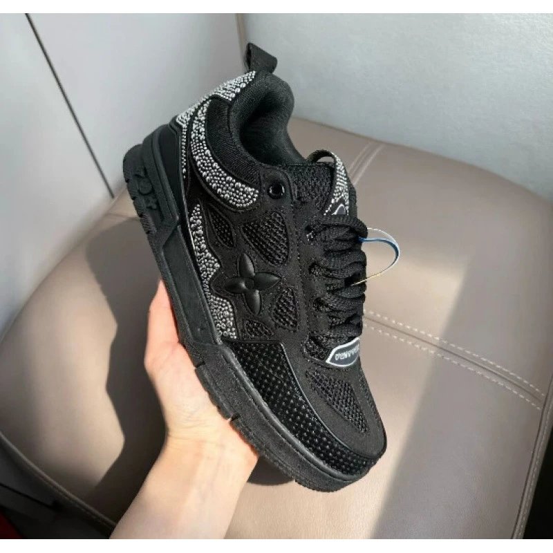 Black Mesh Silver Diamond