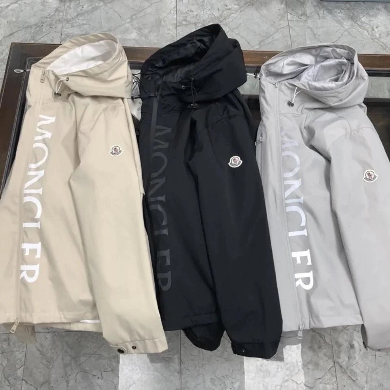Autumn and winter fashion trend casual jacket hooded solid color stand up collar youth plus cotton top jacket for spring and autumn styles