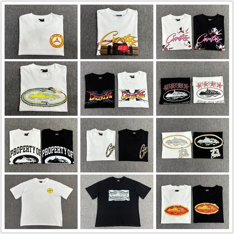 Cortiez Streetwear Short Sleeve T-Shirt - Urban High-End American Style Unisex Casual Tee