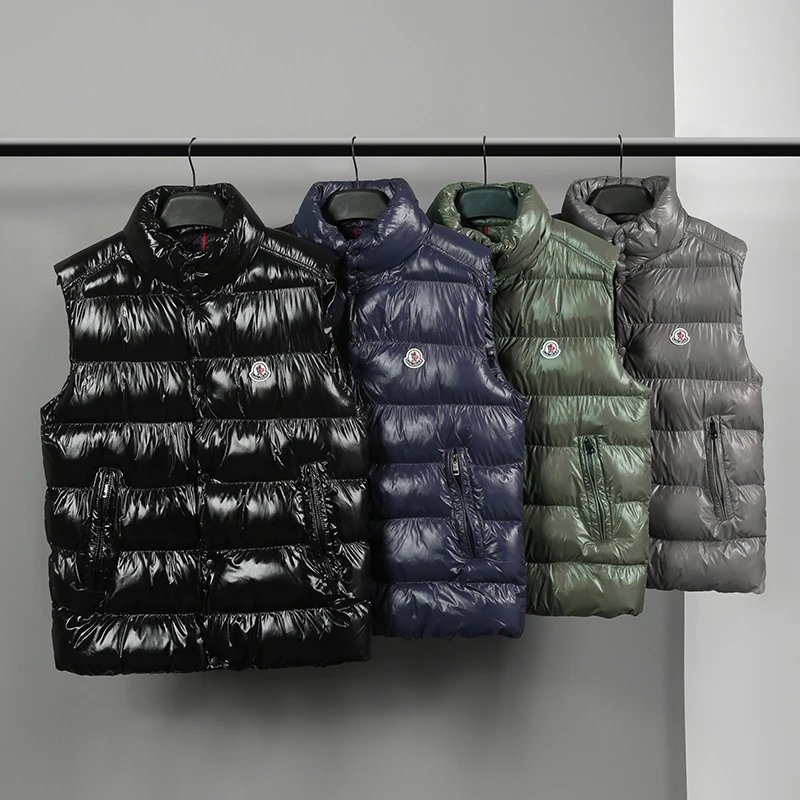 2567# Cross-border Mengjia High Version Unisex Casual Vest Stand Collar Jacket Spring Autumn Sleeveless Jacket