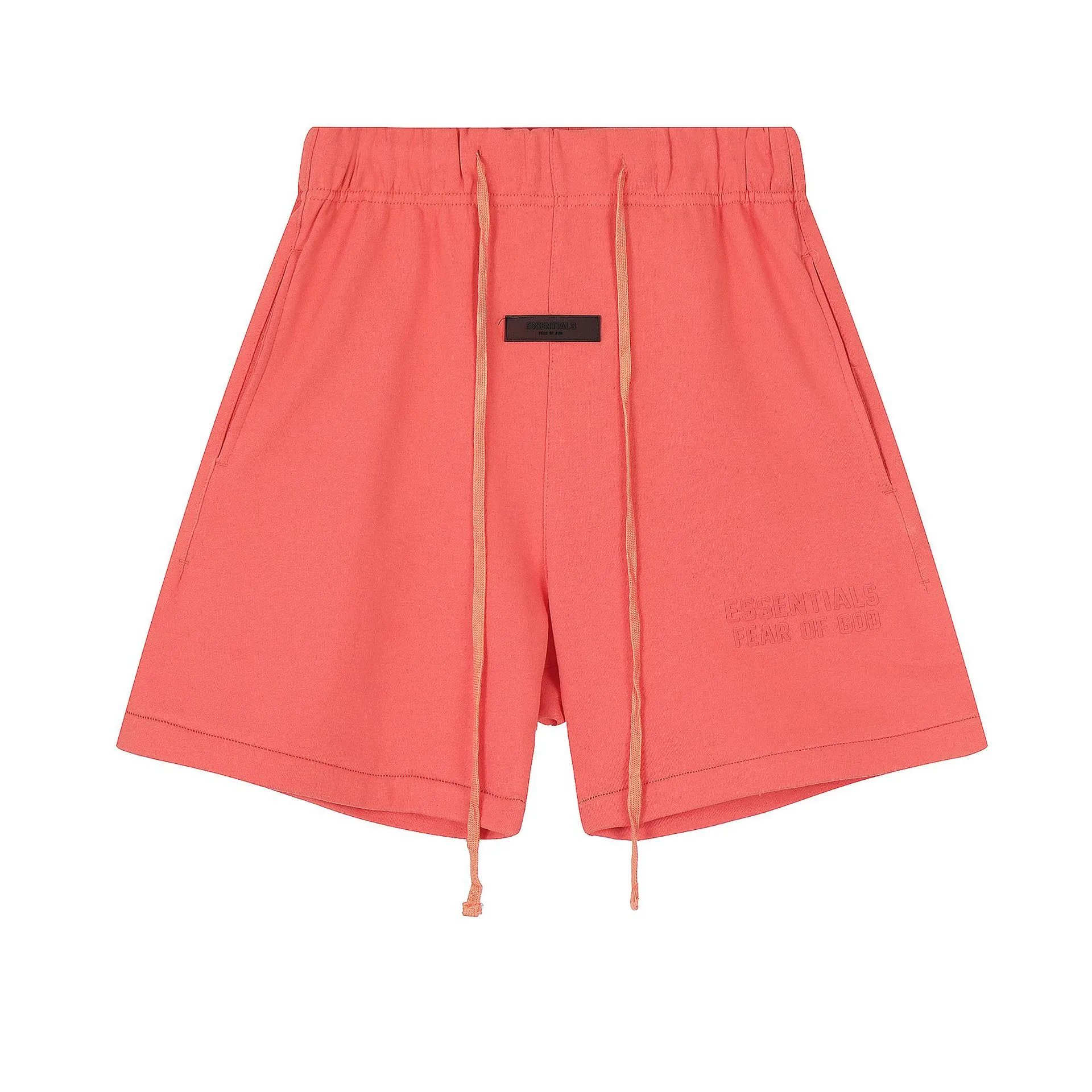 Coral Red Shorts [High Quality]