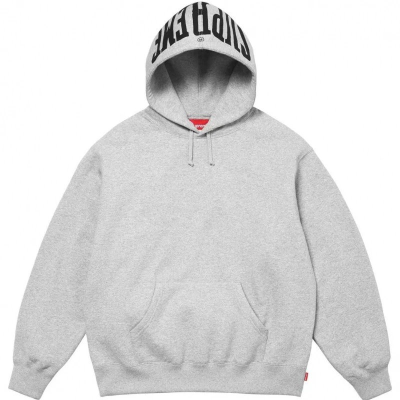 E568 WARM Up Hooded Sweatshirt Grey