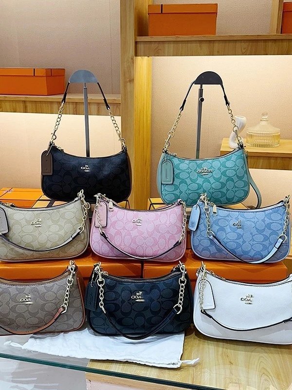 Kou Jia New Women's Bag teri25 Underarm Bag Classic Vintage Pattern Fashionable Shoulder Crossbody Handheld Mahjong Crescent Bag