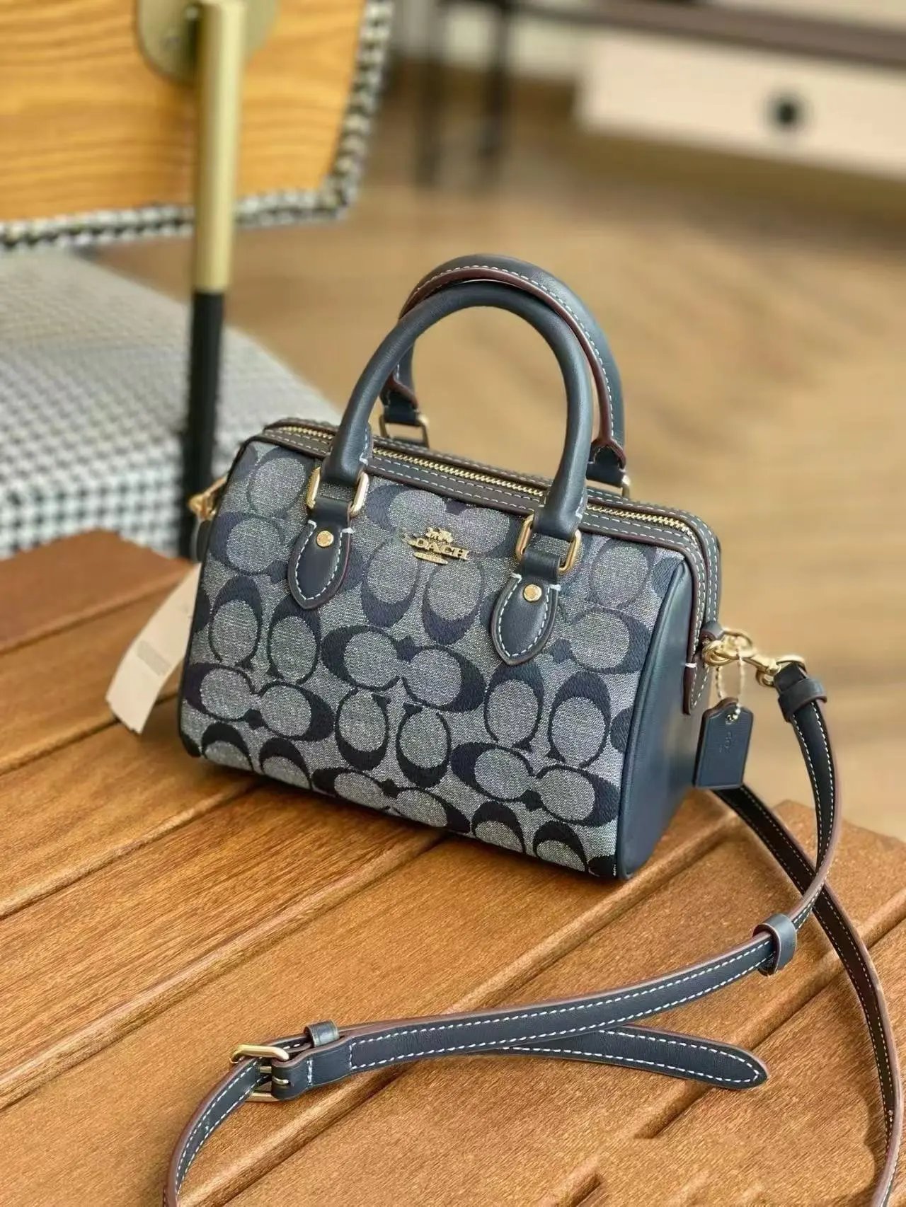 Chambray + Airplane Box