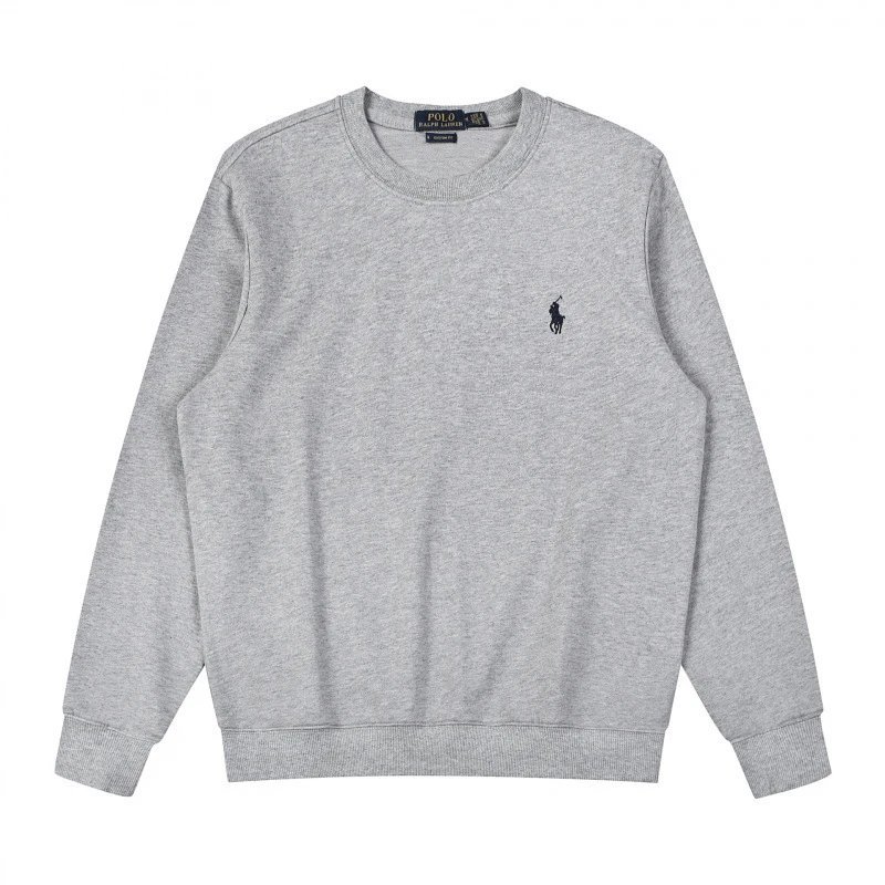 Crew Neck Grey Cyan Logo