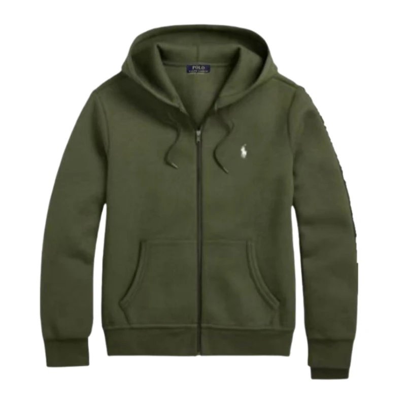 Zip-Army Green-White Logo