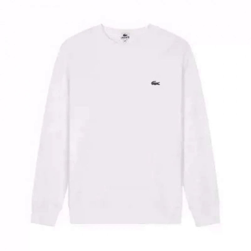 Cotton Crew Neck -- White Red Mouth