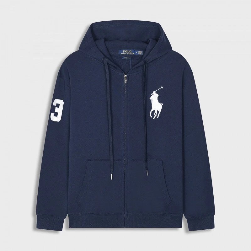Zip Navy White Big Pony