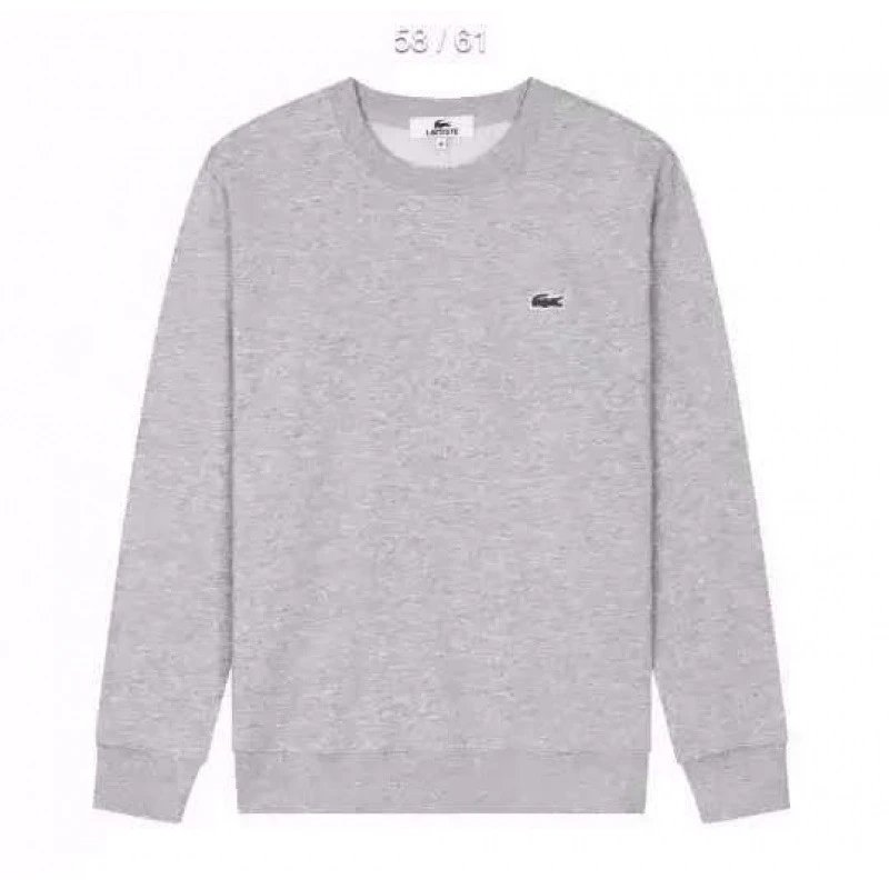 Cotton Crew Neck -- Grey Red Mouth