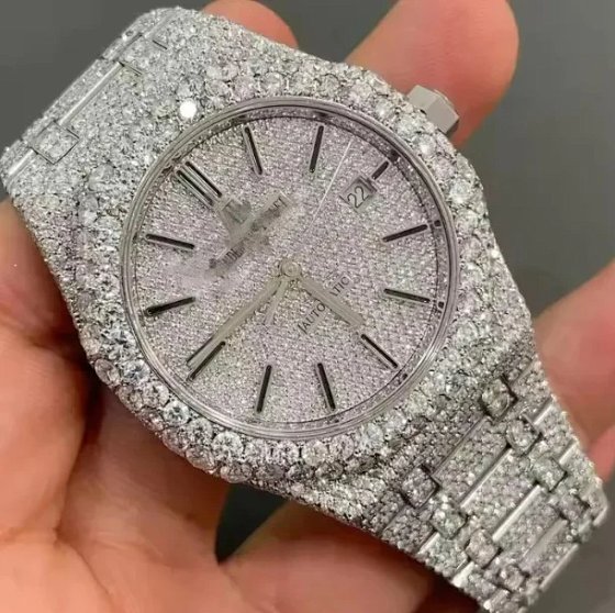 New Full Diamond Quartz Watch for Men and Women, Multiple Styles, Cross-Border Hot Selling Alloy Watch