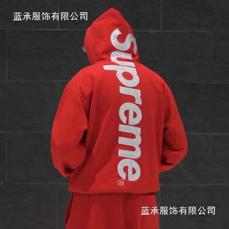 Supree Velvet Full Series Hoodie Hoodie Cashew Flower BOX Classic 19FW23FW24FW