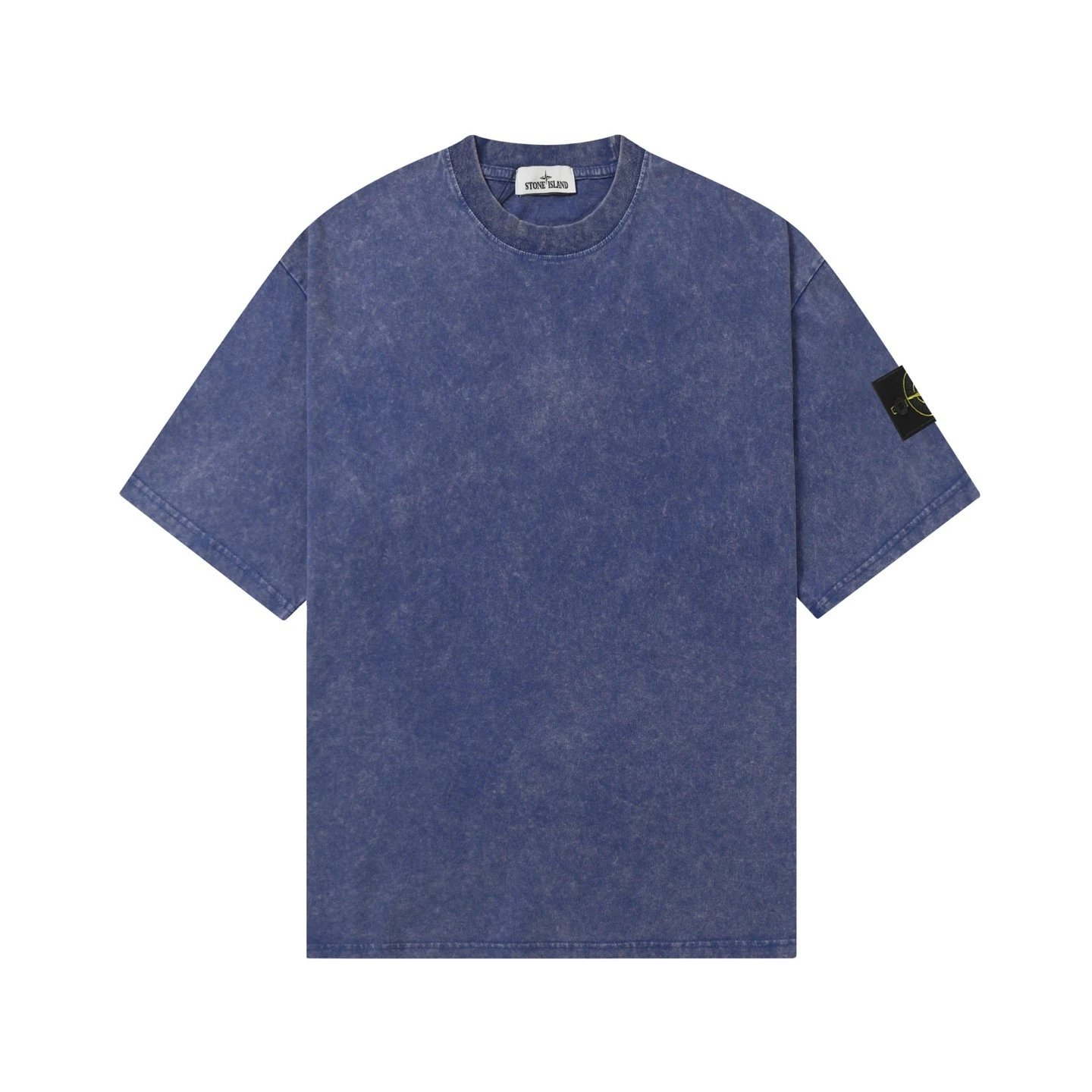 Short Sleeve Washed Blue