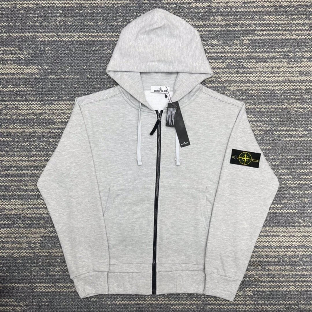 Zip Hoodie Heather Grey