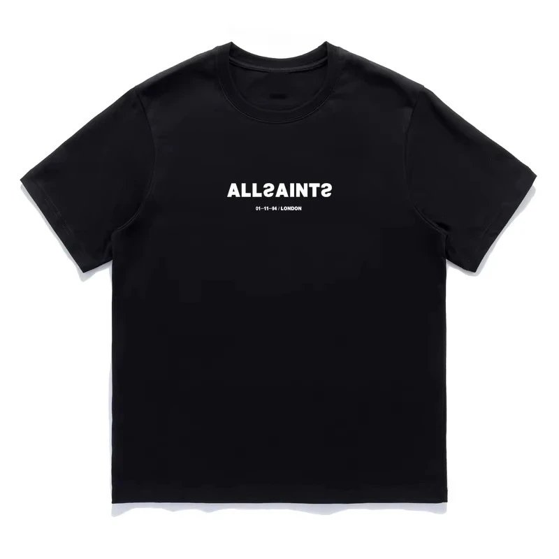 Loose Casual ALL SAINTS Short Sleeve T-shirt High Quality Si