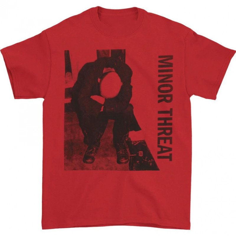 Minor Threat LP T-shirt Red
