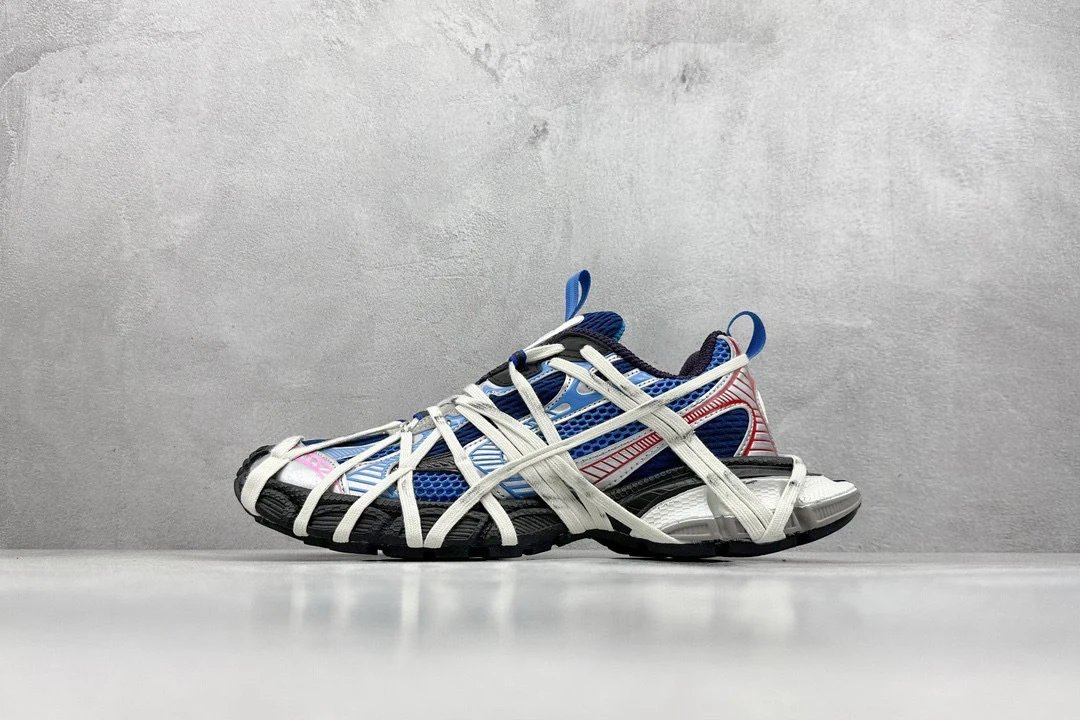 Lace-up - Black Blue