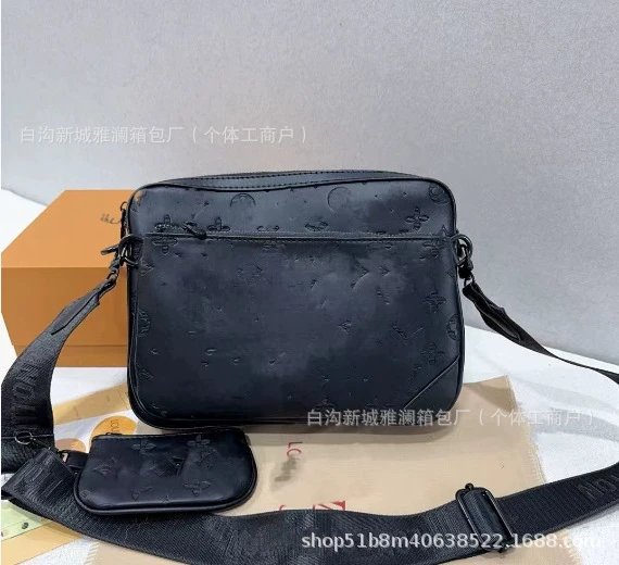 Black embossed