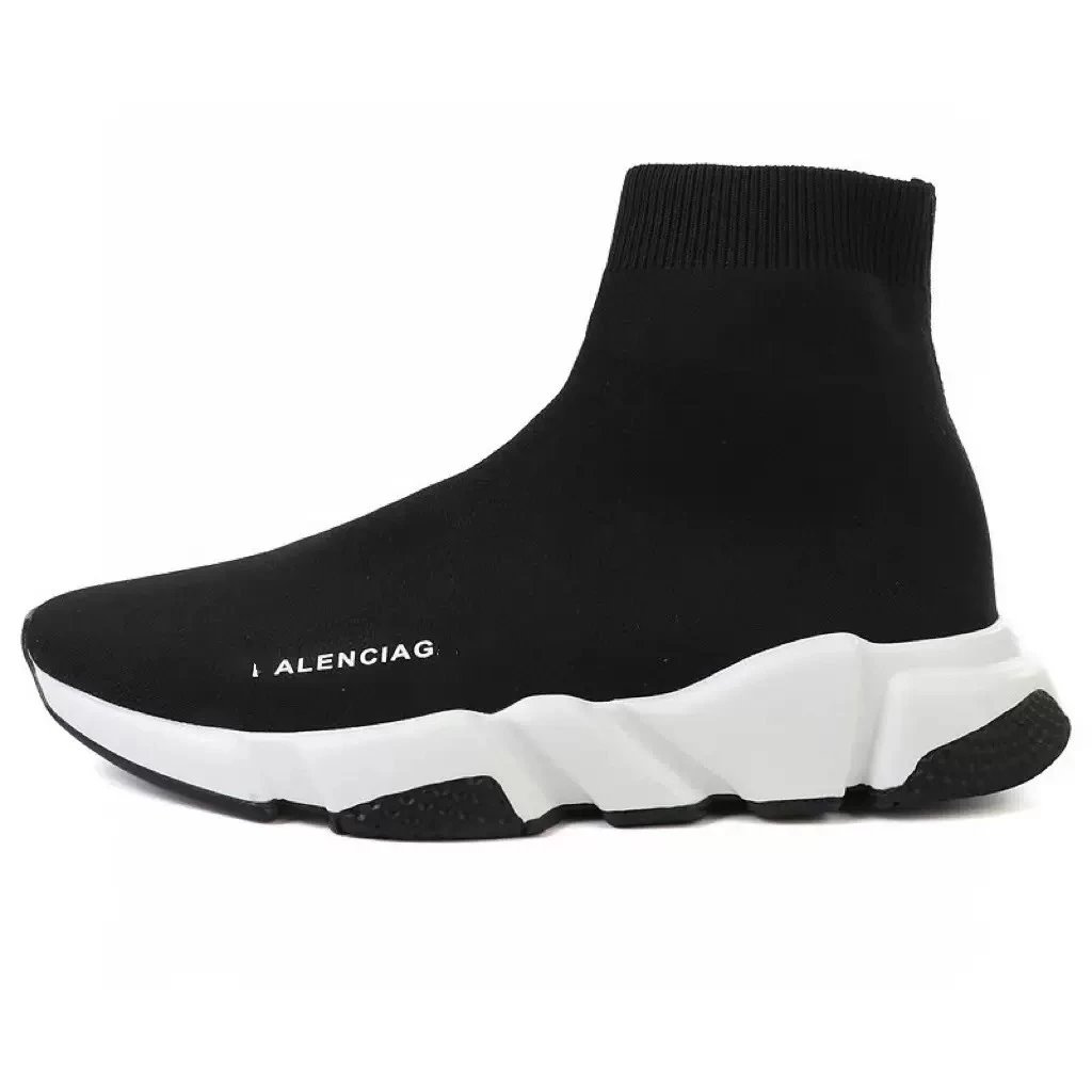 BL Sock Shoes - Black White Black Sole