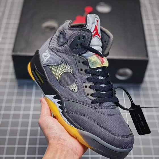Putian shoes one piece hair replacement AJ5 black and white cicada wings Guo Ailun Nix Qiao 5 fresh prince unisex sports