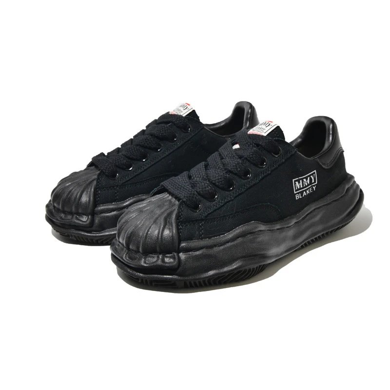 Maison Mihara Yasuhiro Blakey Canvas Low OG Sole All Black
