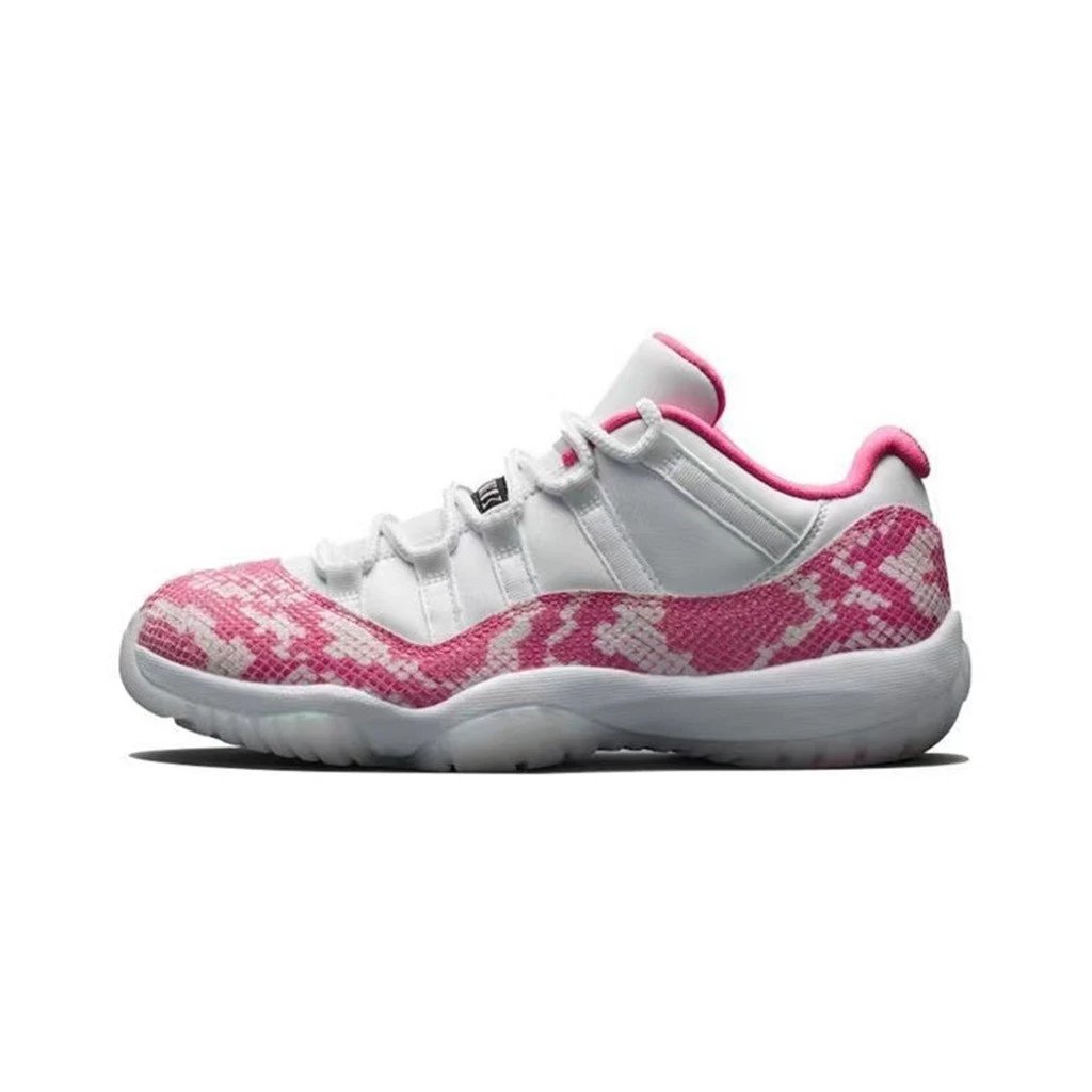 AJ11 Low Pink Snake