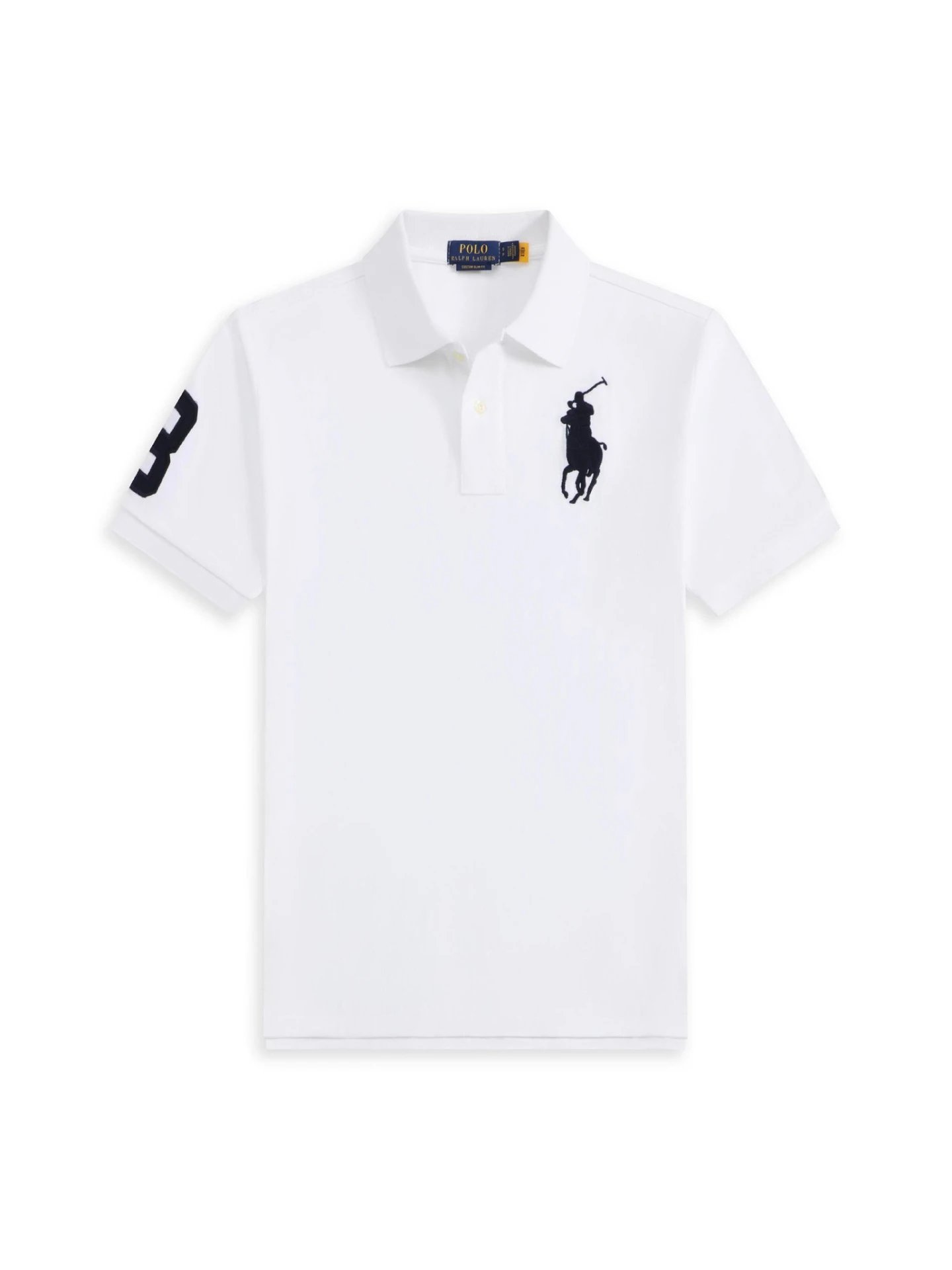 Men's Classic Polo Shirt with Embroidered Collar, Solid Color Oversized Short Sleeve, Big Size