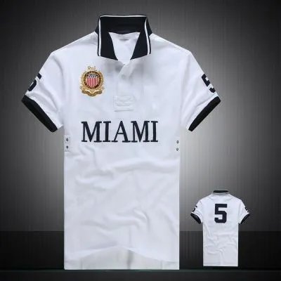 Summer men's cross-border polo shirt with a collar embroidered with Malaysian city style casual plus size top, t-shirt, polo short sleeved shirt