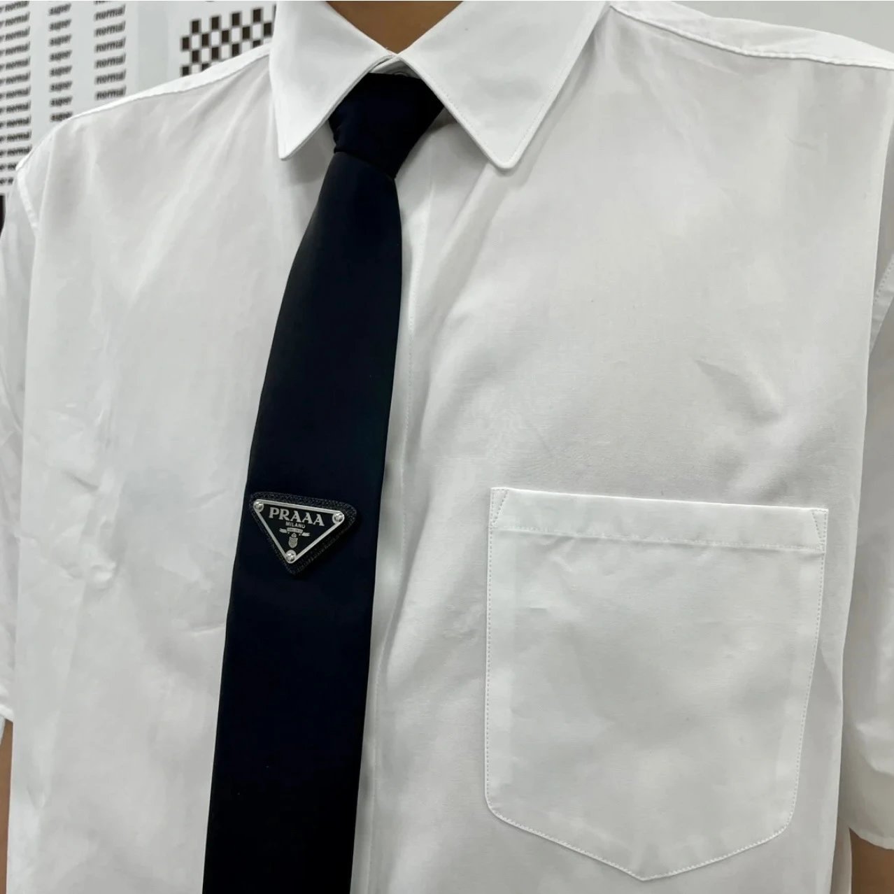 欧美韩版打结领带男女同款休闲搭配西装衬衫领带女潮配饰黑色领带