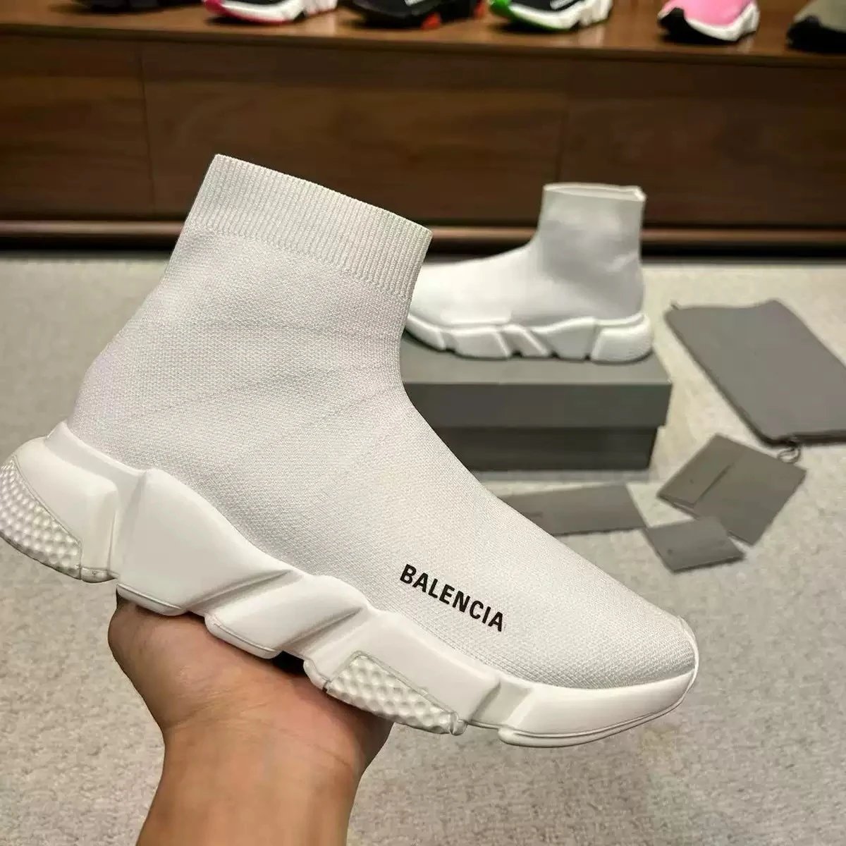BL Sock Shoes - White