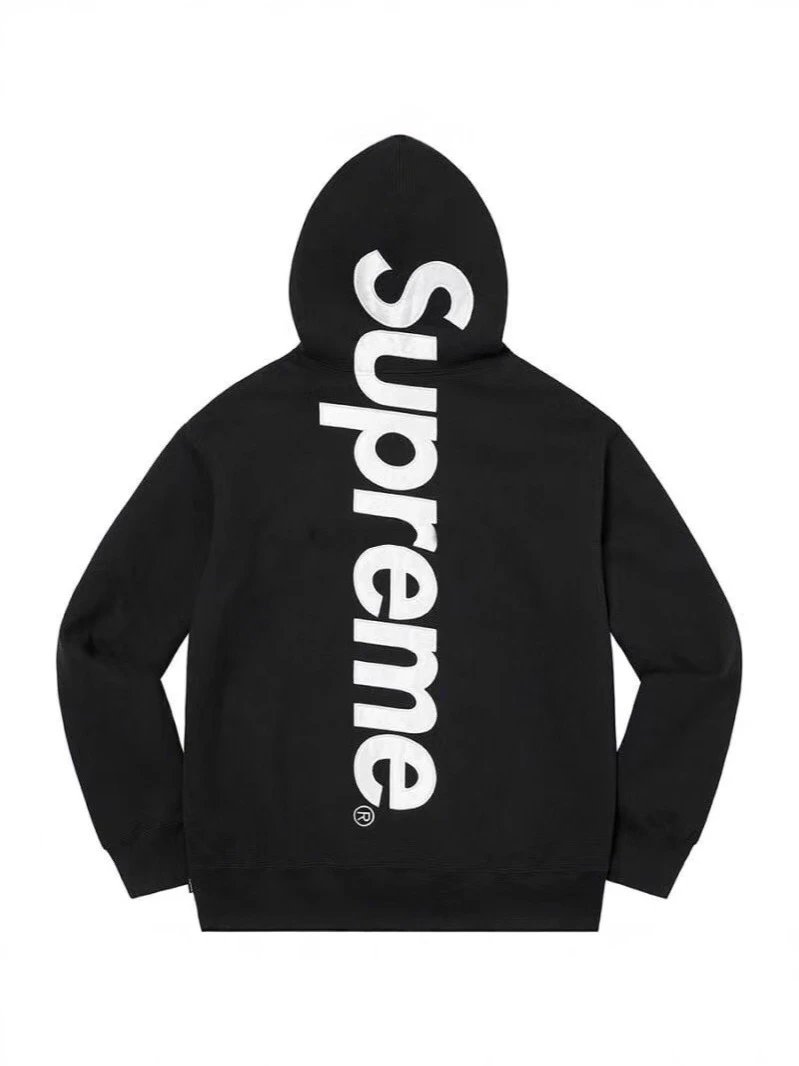 Cross border three standard complete spot supreme full series velvet hooded sweatshirt cashew flower BOX classic collaboration 19