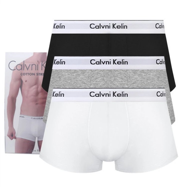 Black/White/Gray (3-Pack) (White Waistband)