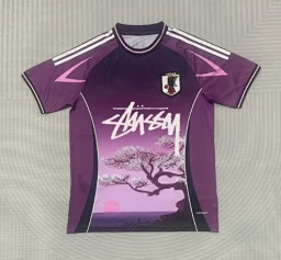 thumbnail for Stussy's signature jersey, flamenco, Italian football uniform, Japan, Brazil, casual clothing, cross-border dropshipping