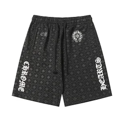 thumbnail for 25SS跨境潮牌Chrome Hearts 克罗伈时尚百搭男女款休闲宽松五分裤