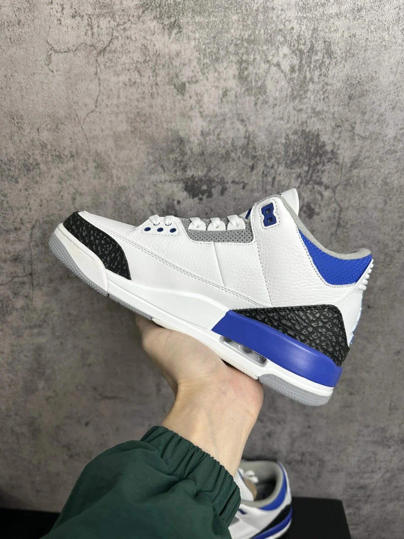 Nike Air Jordan3 AJ3气垫中帮篮球鞋 乔丹3代 三代 男女子运动鞋白蓝
