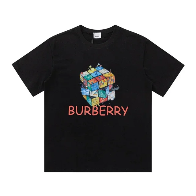 Burberry T-Shirts Short-Sleeve Graphic Logo T-Shirt product detail image 10