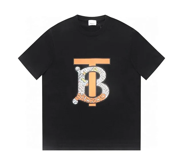 Burberry T-Shirts Short-Sleeve Graphic Logo T-Shirt product detail image 9
