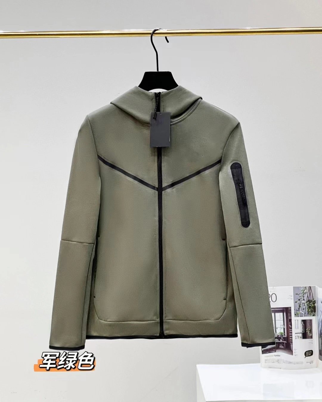 Spring/Autumn Casual Hooded Zip Jacket photo 7