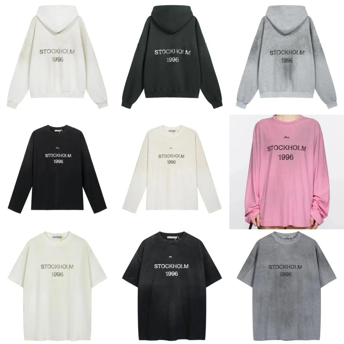 Acne Studios Hoodies & Sweatshirts Stockholm 1996 graphic hoodie image 2