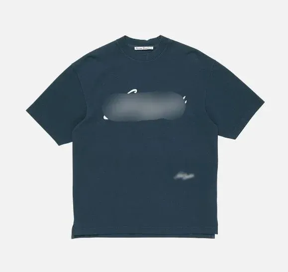 Comme des Garçons Play x Unknown Artist Abstract Print Navy T-Shirt - 1