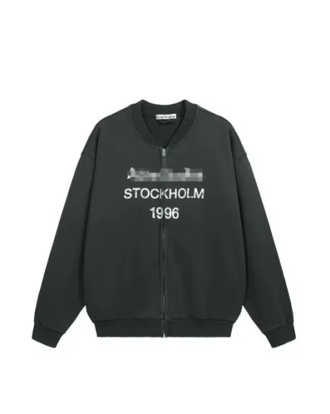 Acne Studios Stockholm 1996 Black Zip-Up Jacket - 1