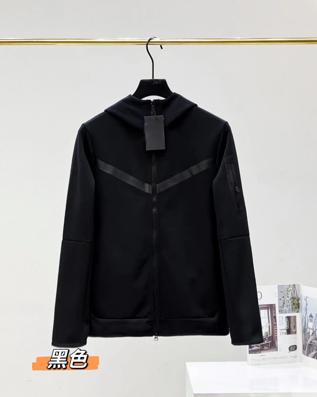 Spring/Autumn Casual Hooded Zip Jacket photo 5