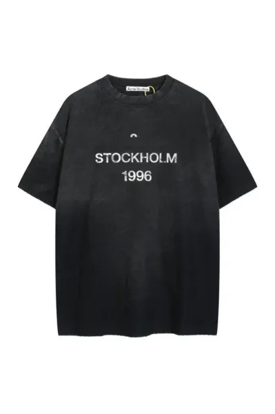 Acne Studios Stockholm 1996 Washed Black T-Shirt - 1