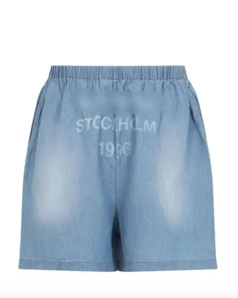 Stockholm 1996 Denim Shorts Light Blue - 1